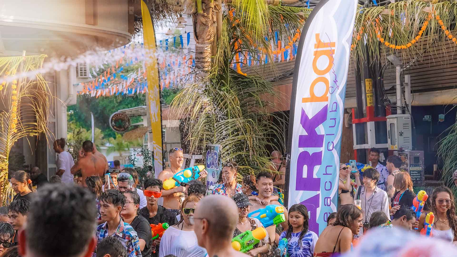 Songkran Festival in Koh Samui 2025 - Water fights and celebrations.