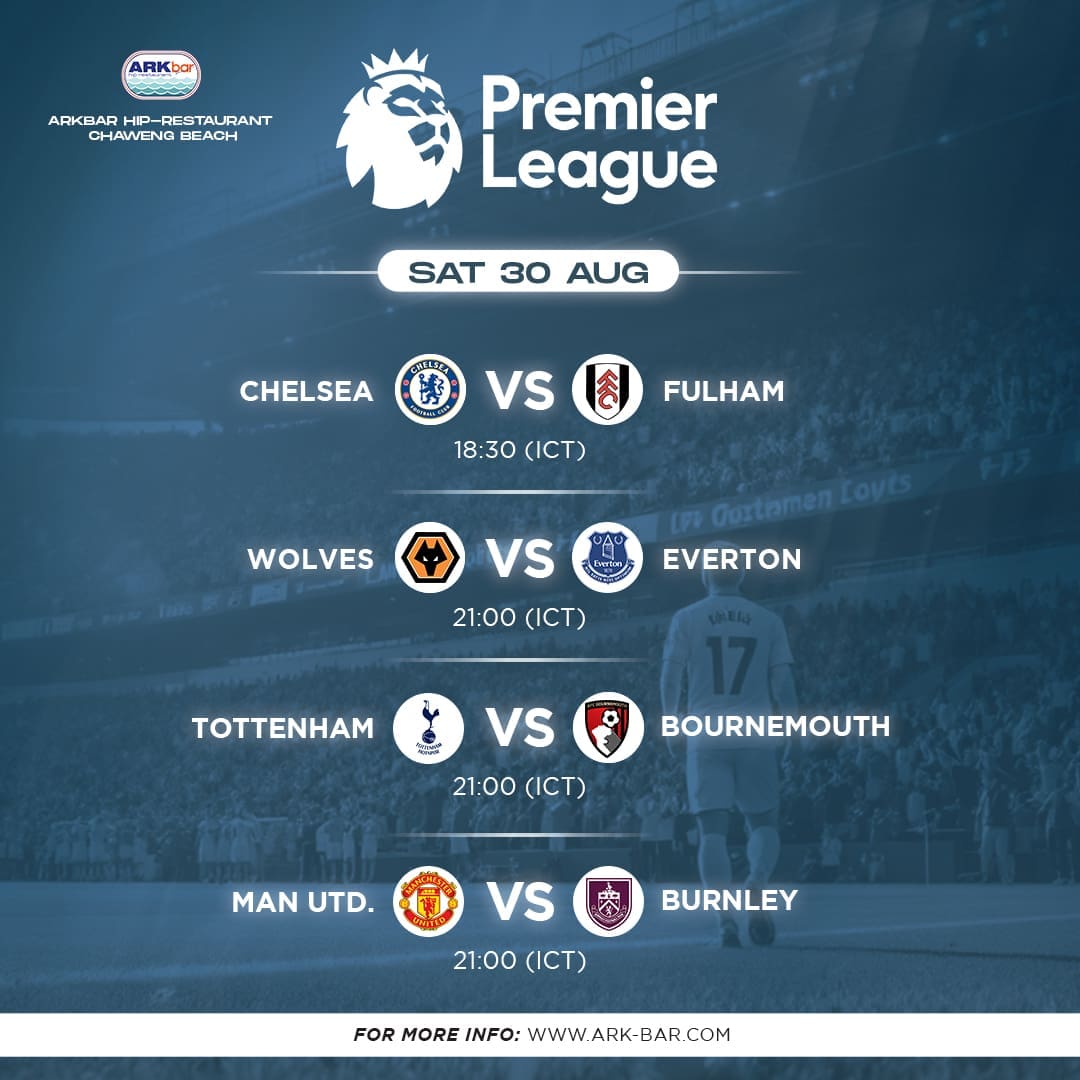 League live screening at HIP Restaurant, ARKbar on Saturday, 30 August 2025 with food, drinks and multiple matches on screen